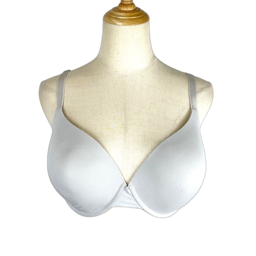 Victoria's Secret Uplift Semi Demi 36DDD Grey Smooth T-Shirt Bra